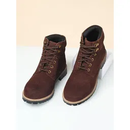 LOUIS STITCH Men Round Toe Biker Boots