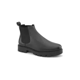 Killer Block-Heeled Round Toe Chelsea Boots
