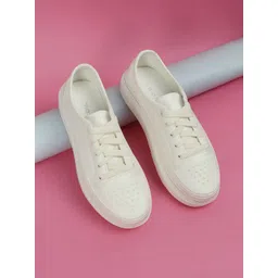 max Women Perforations PU Sneakers