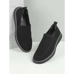 Metro Men Textured Suede Slip-On Sneakers