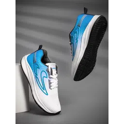 Deflow Men Colourblocked Round Toe Lace Ups Super Grip EVA Walking Sports Shoes