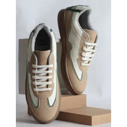 THE WHITE POLE Men PU Sneakers