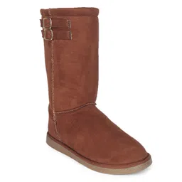 Carlton London Women Flat Heel Round Toe Mid-Top Ankle Winter Boots