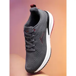 JQR Men Air Cooled Memory Foam Non-Marking Lace-Ups Running Shoes