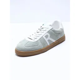 RARE RABBIT Men Colourblocked Suede Sneakers