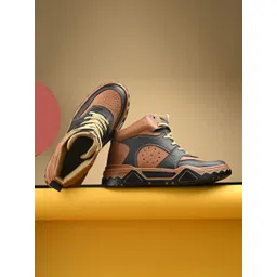 BIZZARO Men Colourblocked Casual Regular Boots