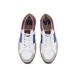 RARE RABBIT Men Colourblocked Leather Sneakers