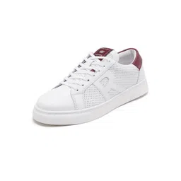 RARE RABBIT Men Perforations Leather Sneakers