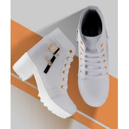 Leather Casual Stylish Look Boots Shoes Boots For Women