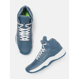 HRX by Hrithik Roshan Men Perforated Mid-Top Sneakers