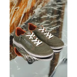 Bugatti Compton Men Woven Design Lace-Ups Sneakers Shoes