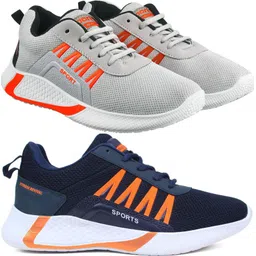 Combo of 2 FK-444 & 394 Lightwear Running Shoes For Men