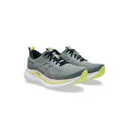 ASICS Glideride Max Men Textured Round Toe Lace Ups Running Shoes