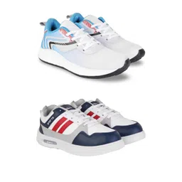 PENNEN Men Pair of 2 Running Non-Marking Shoes