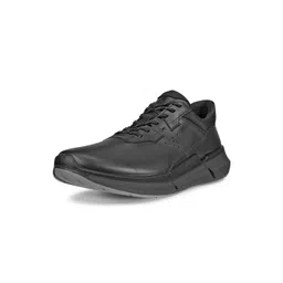 ECCO Men Leather Round Toe Lace-Ups Sneakers