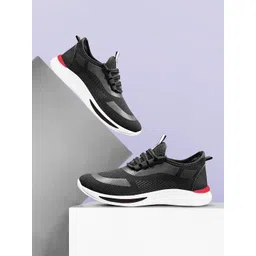 Spotwalk Men Mesh Lace-Ups Running Shoes