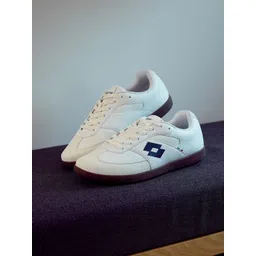 Lotto Men Colourblocked Round Toe Lace-Ups Sneakers Shoes