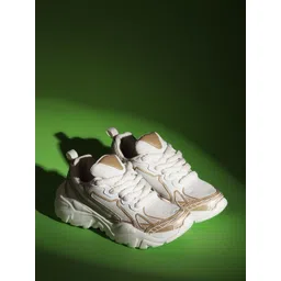 glitchez Women Textured Sneakers