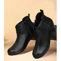 MOVE-EDGE Synthetic Women’s Heel Boots Trendy, Lightweight & Comfortable Fit Boots For Women