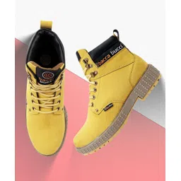 Moto Inspired SCOTT 4-Eye Combat Boots Boots For Men