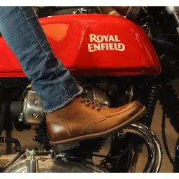 Men's Brown Hiking Boots - Rugged Leather Outdoor Boots with Durable Rubber Sole Boots For Men