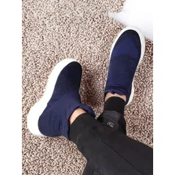 Bxxy Men Mesh 3 Inch Hidden Elevator Running Non-Marking Shoes