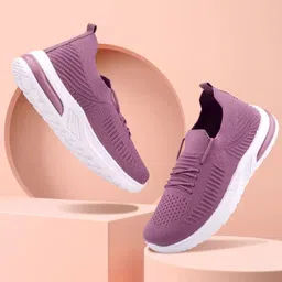 Women Walking Shoes (Purple) Walking Shoes For Women