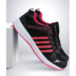 Fashion-13 sports shoes for women | Running shoes for girls stylish latest design new fashion | casual sneakers for ladies | Lace up Lightweight black shoes for jogging, walking, gym & party Running Shoes For Women