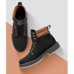 Moto Inspired SCOTT 4-Eye Combat Boots Boots For Men