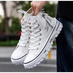 Casual Sneakers Canvas High Top Boots For Boys And Men Sneakers For Men