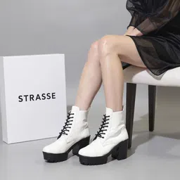 Amazing Design Women's Ankle Length Block Heel Stylish Fashionable Boots Boots For Women