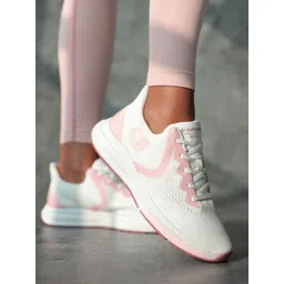 Cultsport Women White & Pink Dazsh Running Shoe