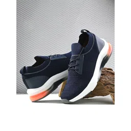 HRX by Hrithik Roshan Men Navy Blue And White Memory Foam Non-Marking Running Shoes