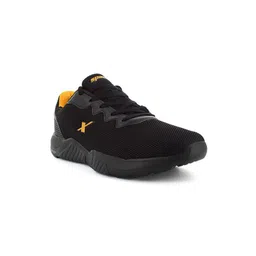 Sparx Men Black Mesh Running Non-Marking Shoes