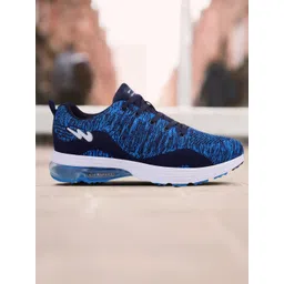 Campus Men Navy Blue Mesh Running Shoes