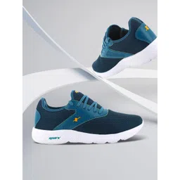 Sparx Men Teal Blue Mesh Running Shoes