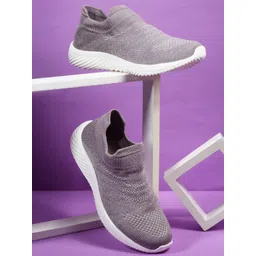 HRX by Hrithik Roshan Women Purple Textile 3D Flex Walking Shoes