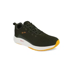 Campus Men Olive Green Mesh Running Shoes