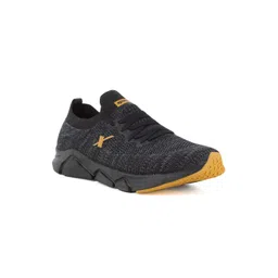 Sparx Men Black Mesh Running Non-Marking Shoes