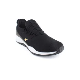 Sparx Men Black Mesh Running Non-Marking Shoes
