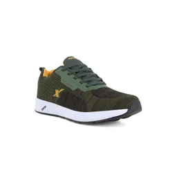 Sparx Men Green Mesh Running Non-Marking Shoes