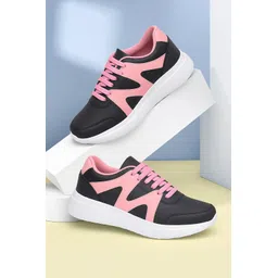Trendy Black Running Shoes For Women (S5501) Sneakers For Women