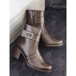 Comfortable Outdoor Synthetic Leather Boots For Women