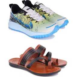 Men's Lightweight Running Shoes,Stylish Casual Shoes for Gym & Walking(Pack of2) Casuals For Men