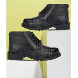 DMS Ncc & Security Guard Light Weight Genuine Leather Boots For Men