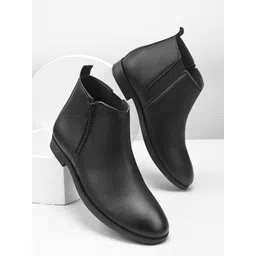 Comfortable Synthetic Leather Boots For Men