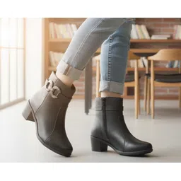 Everyday Comfort Fashion Ankle Boots with Elegant Detailing Boots For Women