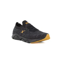 Sparx Men Black Mesh Running Non-Marking Shoes