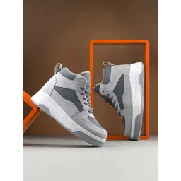 knoos Women Colourblocked High-Top Sneakers