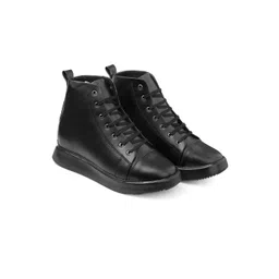Bxxy Men Round Toe High-Top Sneakers